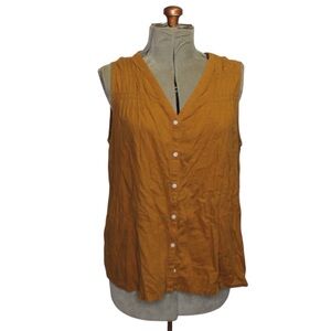 🎀5/$30 NWT Old Navy Linen Blend Blouse Size XL